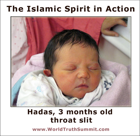 Islamic Spirit - Hamas, baby girl, throat slip